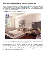 Khẳng định cái tôi cá tính qua thiết kế nội thất phòng ngủ đẹp