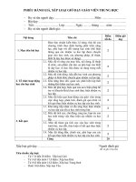 phieu danh gia gio day moi nam hoc 2016  2017