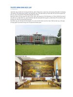 Tài liệu thuyết minh   dinh độc lập