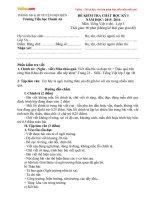 Đề thi học kì 1 môn Tiếng Việt lớp 5 trường tiểu học Thanh An, Điện Biên năm học 2015 - 2016