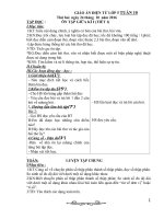 Giáo án tuần 10 lớp 5 năm học 20162017