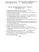 chuong trinh hoi nghi cong chuc dau nam