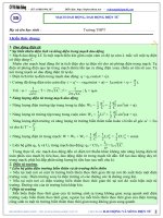 Chuyên Đề Mạch Dao Động + Sóng Điện Từ Luyện Thi Đại Học