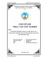 Giải pháp mở rộng cho vay tiêu dùng tại Ngân hàng thương mại cổ phần Quốc Dân (NCB) chi nhánh Hà Nội