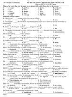 40 đề thi tốt nghiệp môn tiếng anh (9) 