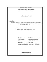 Nghiên cứu xây dựng quy trình sản xuất cốm dinh dưỡng từ rau má