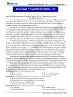 Tổng ôn kiến thức phần đọc hiểu (READ COMPREHENSION) p3
