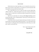 Tác động của kinh tế thị trường đến sự phát triển kinh tế   xã hội của xã nghĩa sơn, huyện nghĩa hưng, tỉnh nam định 