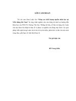 Luận văn thạc sỹ - Nâng cao chất lượng nguồn nhân lực tại Viễn thông Hà Nam