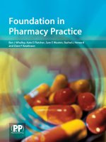 Ben j , ph d  whalley, kate e , ph d  fletcher, sam e  weston, rachel l , ph d  howard, calre f , ph d  rawlinson foundation in pharmacy practice pharmaceutical press (2008)