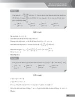 TRẮC NGHIỆM hàm số   đáp án CHI TIẾT   TRẦN CÔNG DIÊU