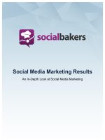 Social marketing survey results q1 2014