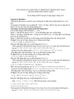 ỨNG DỤNG của NGUYÊN lý DIRICHLET TRONG bài TOÁN CHỨNG MINH bất ĐẲNG THỨC