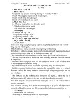 CHỦ đề DI TRUYỀN học NGƯỜI kì i SINH học 9