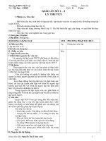 Giáo án thể dục 11 trọn bộ