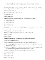 DE CUONG TRAC NGHIEM GDCD 12 CHUAN