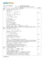 Đáp án HSG vĩnh phúc 08 09 