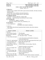 Trọn bộ giáo án tiếng anh lớp 4 chuẩn