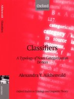 Alexandra y  aikhenvald classifiers a typology of noun categorization devices (oxford studies in typology and linguistic theory)