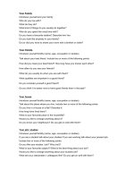 oral TOEIC questions