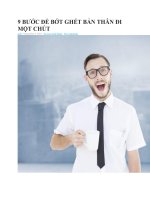 9 BƯỚC ĐỂ BỚT GHÉT BẢN THÂN ĐI MỘT CHÚT