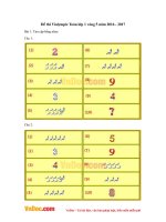 de thi violympic toan lop 1 vong 5 nam 2016 2017