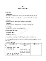 Giáo án Vật Lý 8 bài Biểu diễn lực