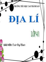 Bài giảng Thành phố Cần Thơ lớp 4.