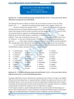 Đề kiểm tra môn tiếng anh phần  (4) 