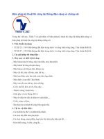 Biện pháp kỹ thuật thi công hệ thống điện nặng và chống sét