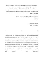 BÁO cáo kết QUẢ KHẢO sát TÌNH HÌNH THỰC HIỆN NGHỊ ĐỊNH 43 2006 nđ CP TRONG hệ THỐNG BỆNH VIỆN CÔNG lập 