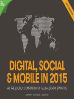 we are socials guide to digital social and mobile in 2015