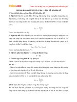 Giải bài tập trang 29 SGK Vật lý lớp 11: Điện thế, hiệu điện thế