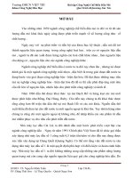 Báo cáo bài tập Công nghệ chế biến dầu mỏ Qúa trình Reforming xúc tác