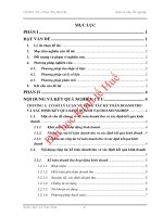 Khóa luận tốt nghiệp: Kế toán doanh thu và xác định kết quả kinh doanh tại công ty TNHH nhà nước một thành viên Lâm nghiệp Nam Hòa