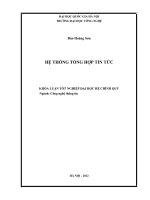 Hệ thống tổng hợp tin tức