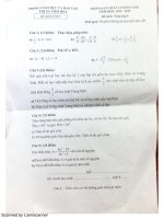 Đề thi khảo sát chất lượng cuối năm 2015 2016 môn toán và môn lí lớp 6