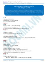 Phần 3 kiến thức nền tảng hóa hữu cơ bài: MỘT SỐ NGUYÊN TẮC GỌI TÊN CHẤT HỮU CƠ