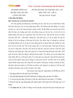 Đề thi giữa học kì 1 môn Ngữ văn lớp 10 trường THPT chuyên Lương Thế Vinh, Đồng Nai năm học 2016 - 2017