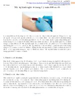 Y hai duong  những lưu ý khi lấy máu TM