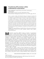 Hoat dong chuyen doi HR Practices cua MNCs