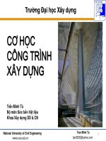 Bài giảng cơ học công trình xây dựn chương 5   trần minh tú 