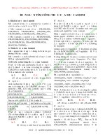 Biện luận tìm công thức muối amoni