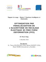 OPTIMISATION PAR PARALLÉLISATION DE L’ALGORITHME DE RECALAGE ÉLASTIQUE 3d FREE FORM DEFORMATION (FFD) 