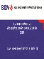 Tai lieu dao tao Hoán đổi lãi suất