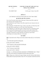 Thông tư số 40/2009/TT-BCT quy định quy chuẩn kỹ thuật quốc gia về kỹ thuật điện