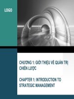 Bài giảng chương 1 quản trị chiến lược