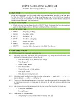 CHINH SACH LUONG VA PHUC LOI