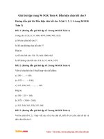 Giải bài tập trang 96 SGK Toán 4: Dấu hiệu chia hết cho 5