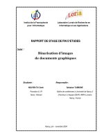 Binarisation d’images de documents graphiques 